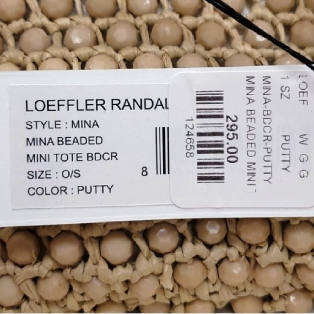 LOEFFLER RANDALL Mina Mini Beaded Tote Bag - $295. - Picture 15 of 16
